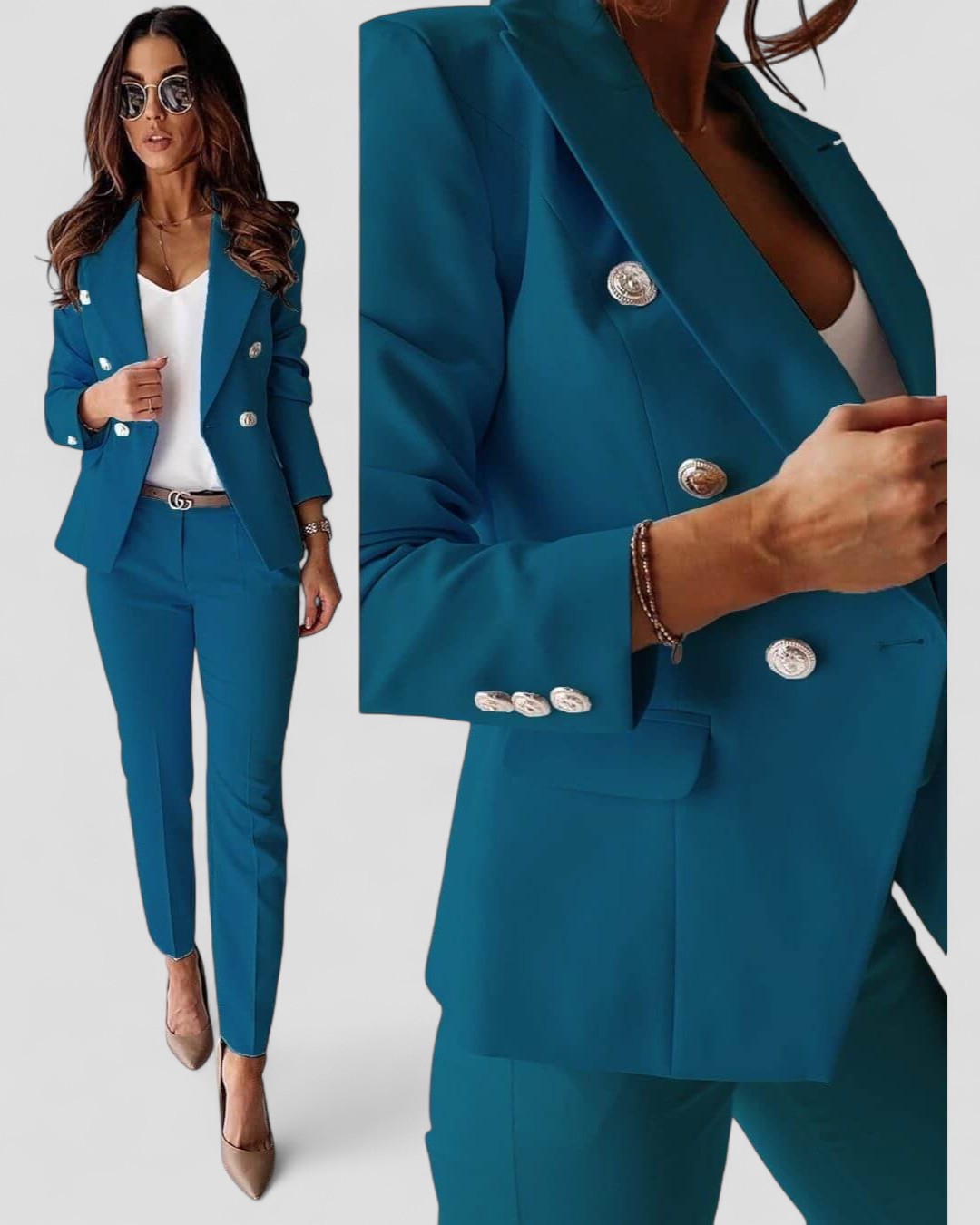 Blazer With Jacket & Pants