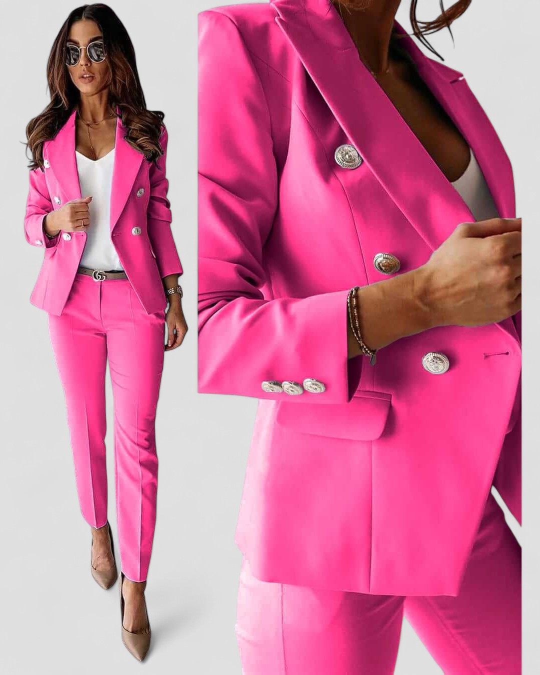 Blazer With Jacket & Pants
