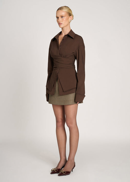 Tailored Wrap Shirt