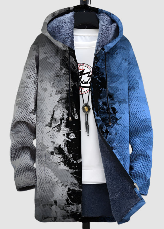 Artistic Fleece-Lined Jacket