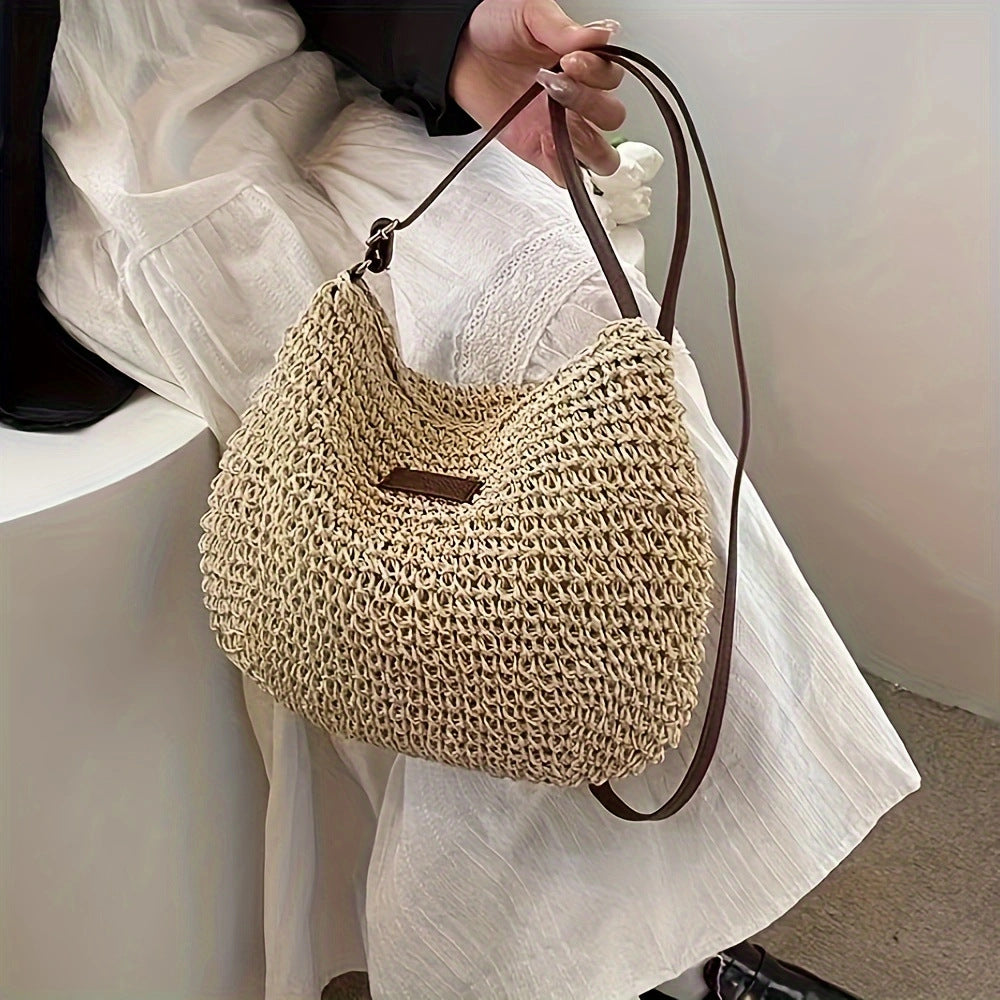 Straw Shoulder Bag