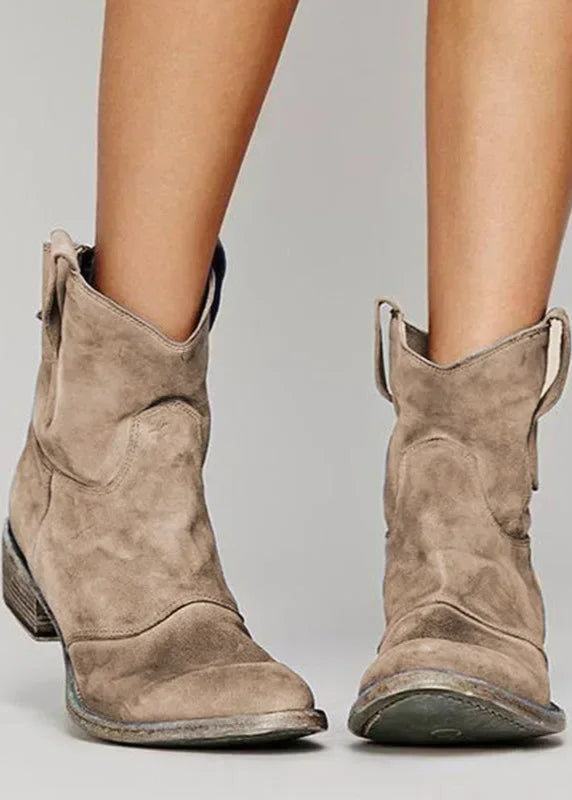 Vintage Cowboy Ankle Boots