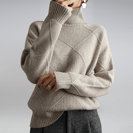 Soft turtleneck sweater