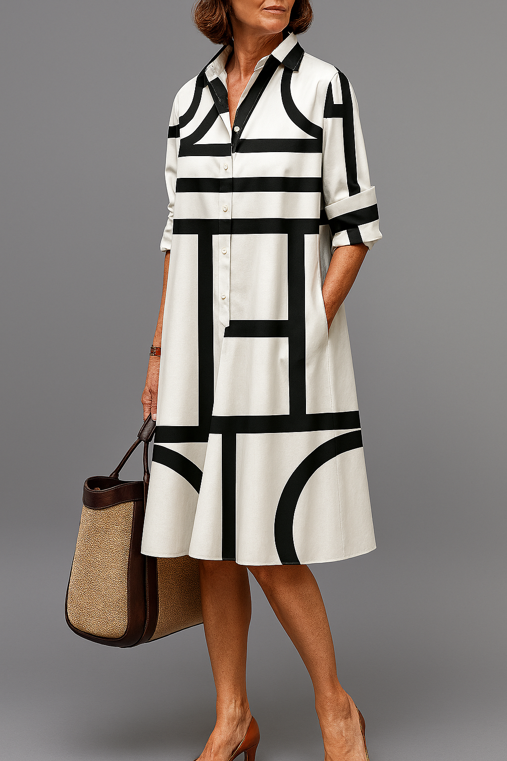 Luxe Midi Dress for Effortless Elegance