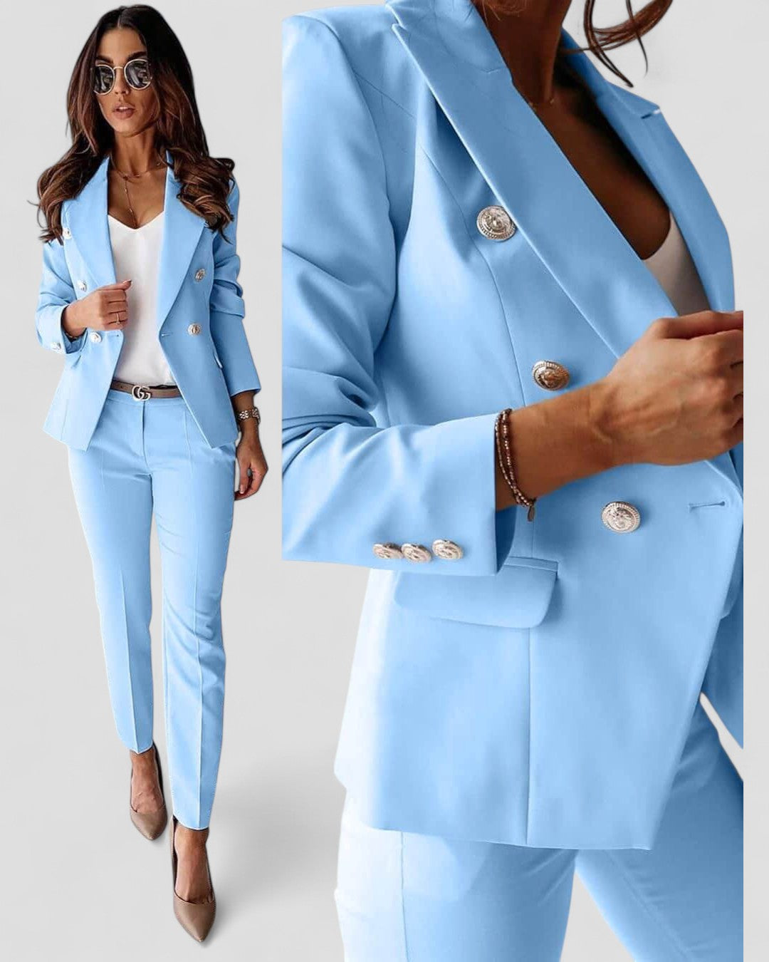 Blazer With Jacket & Pants