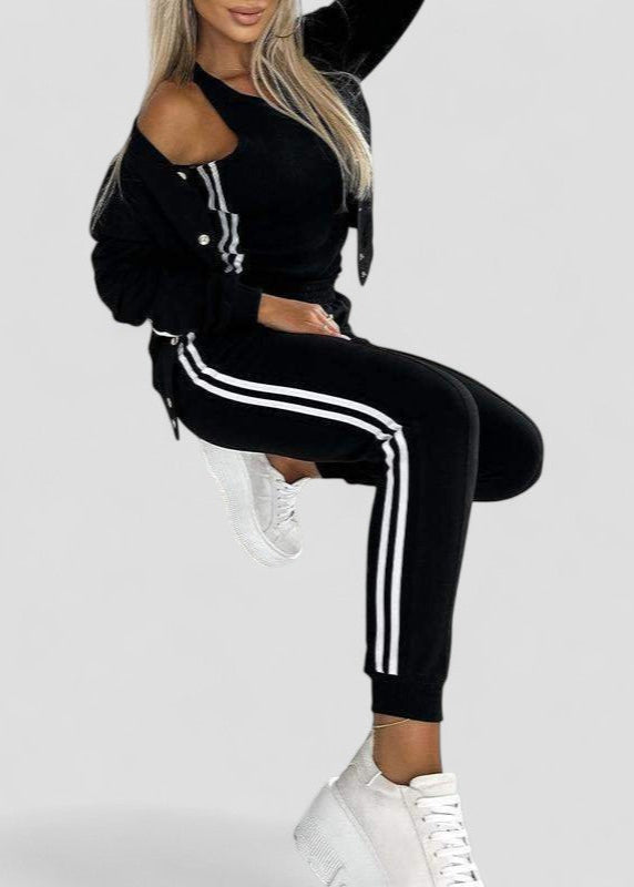Striped Jacket, Vest & Pants