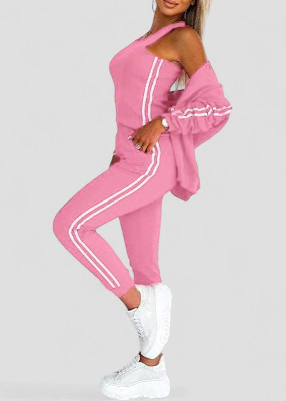 Striped Jacket, Vest & Pants