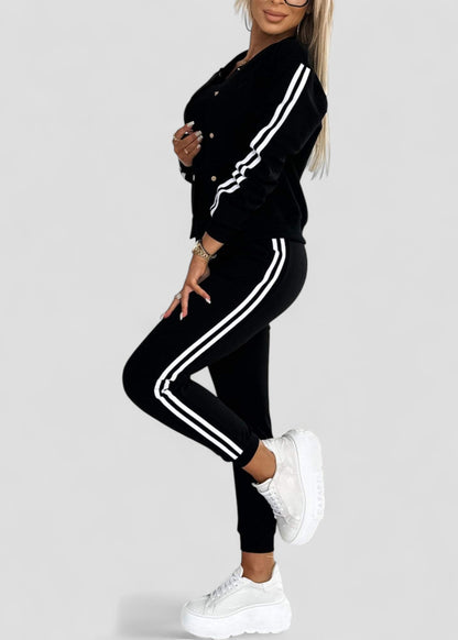 Striped Jacket, Vest & Pants