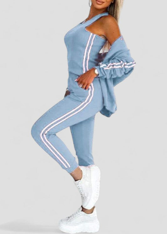 Striped Jacket, Vest & Pants