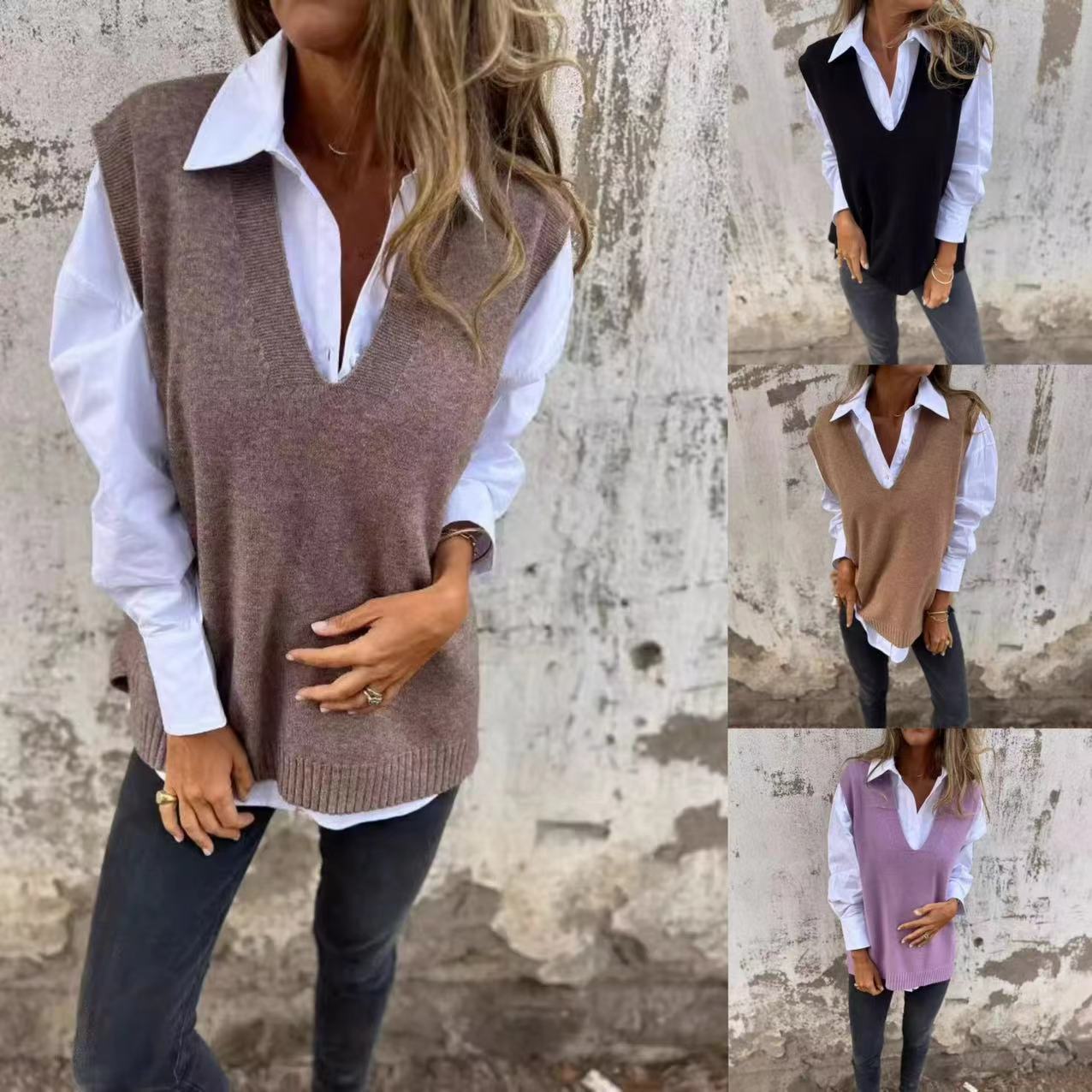 Knit Sweater Vest