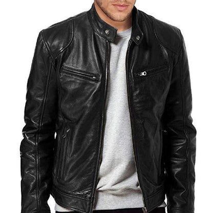 Biker Leather Jacket For Men
