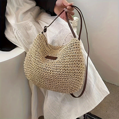 Straw Shoulder Bag