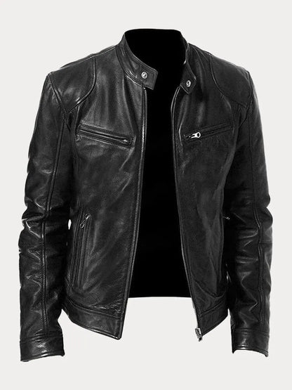 Biker Leather Jacket For Men