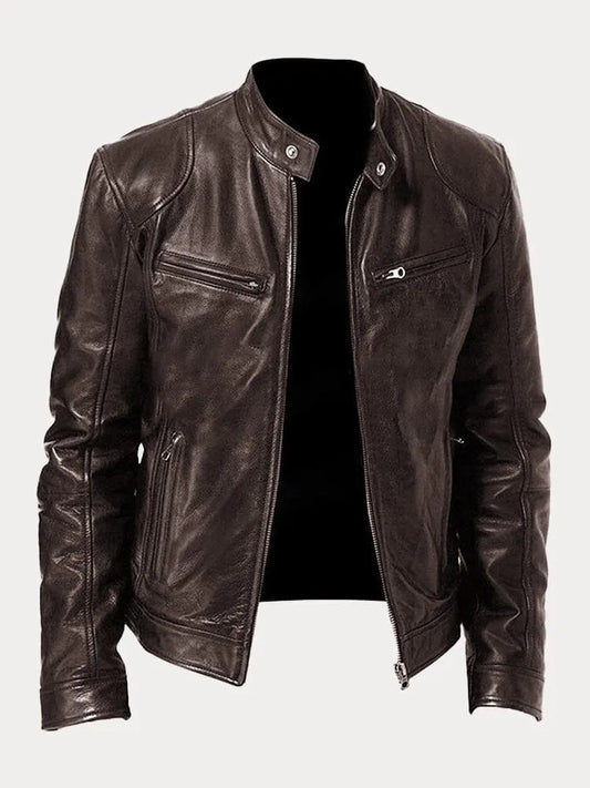 Biker Leather Jacket For Men