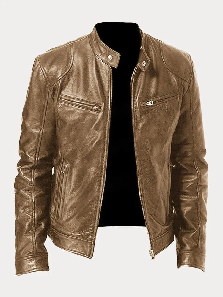 Biker Leather Jacket For Men