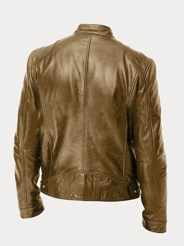 Biker Leather Jacket For Men