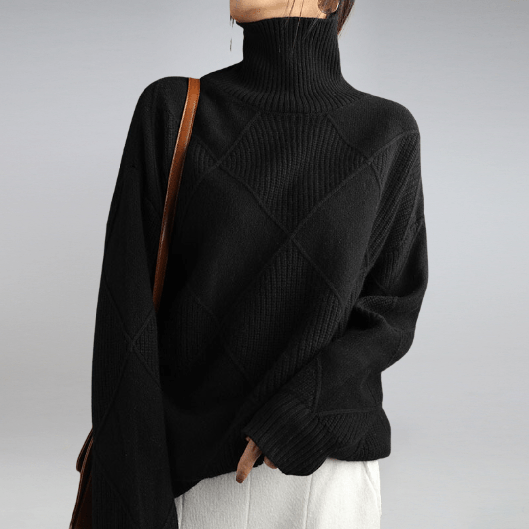 Soft turtleneck sweater