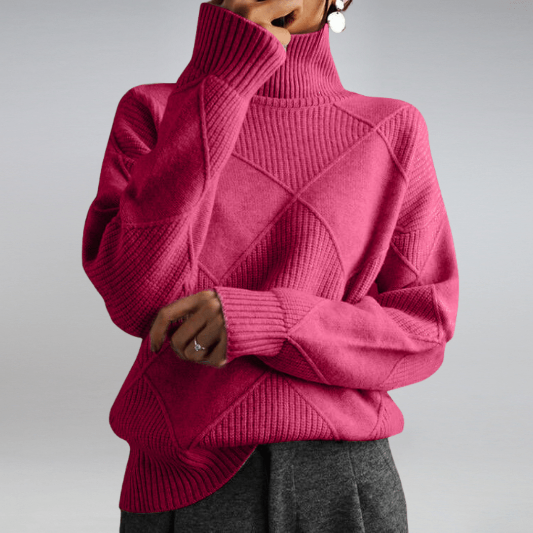 Soft turtleneck sweater