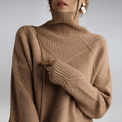 Soft turtleneck sweater