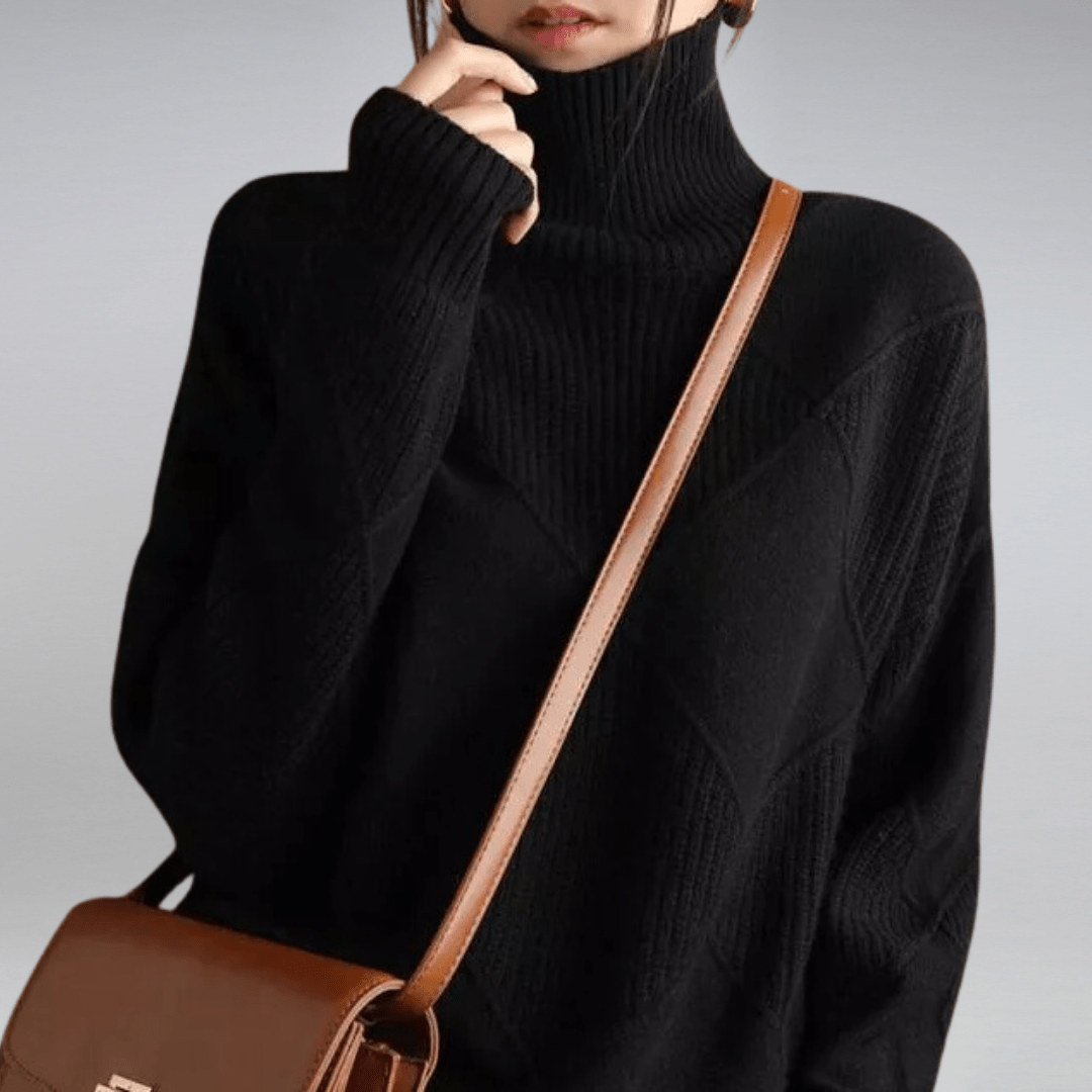 Soft turtleneck sweater