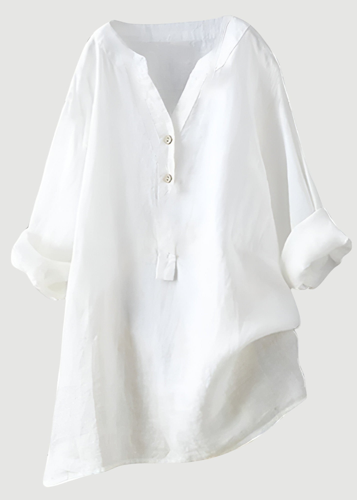 Airy and Comfortable Button-Up Shirt