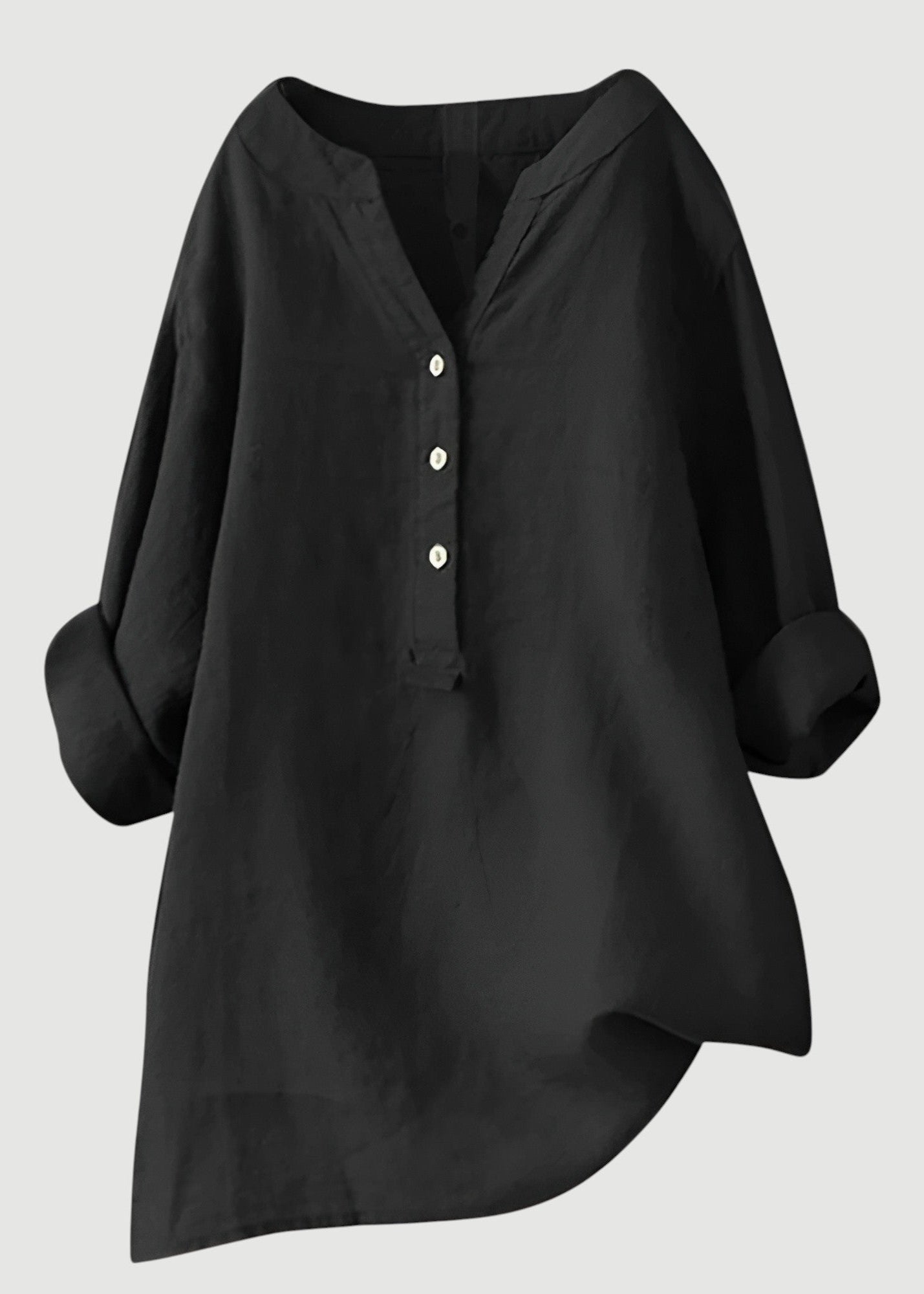 Airy and Comfortable Button-Up Shirt
