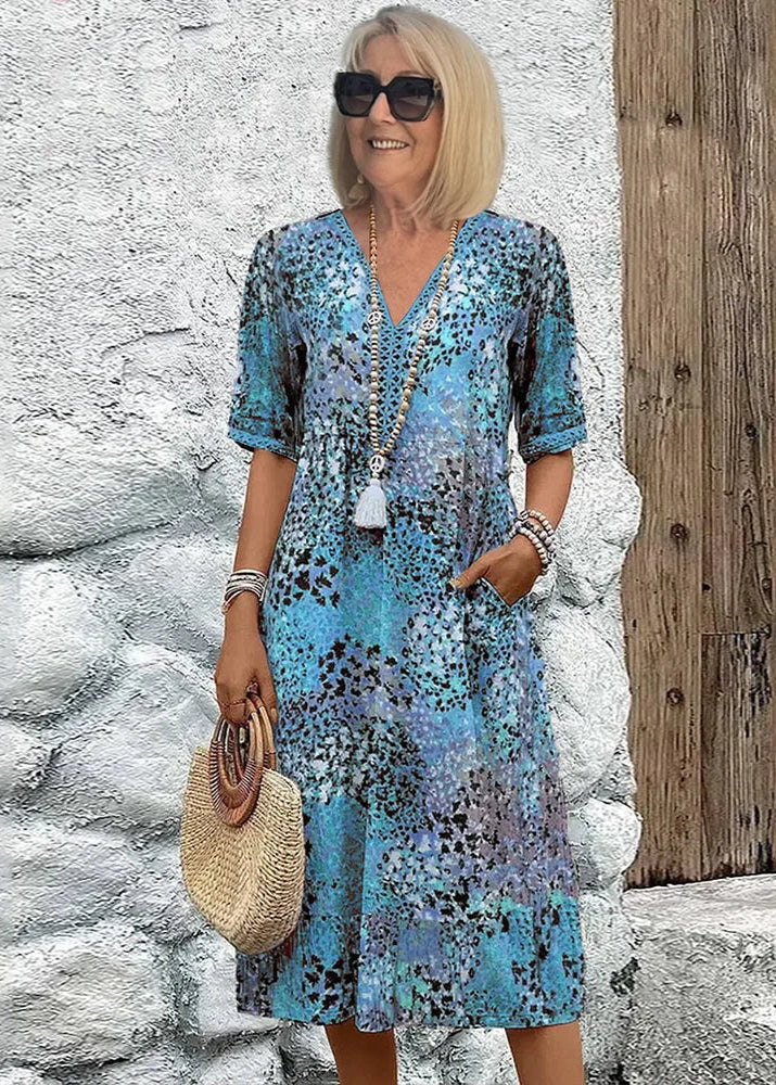 Adelle Vibrant Mid Length Dress