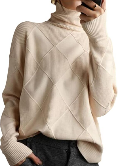 Soft turtleneck sweater
