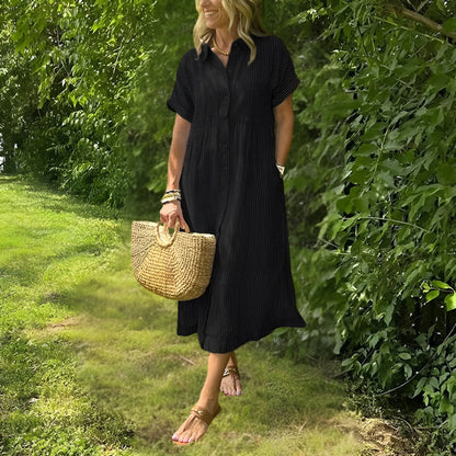 Striped Shirtdress